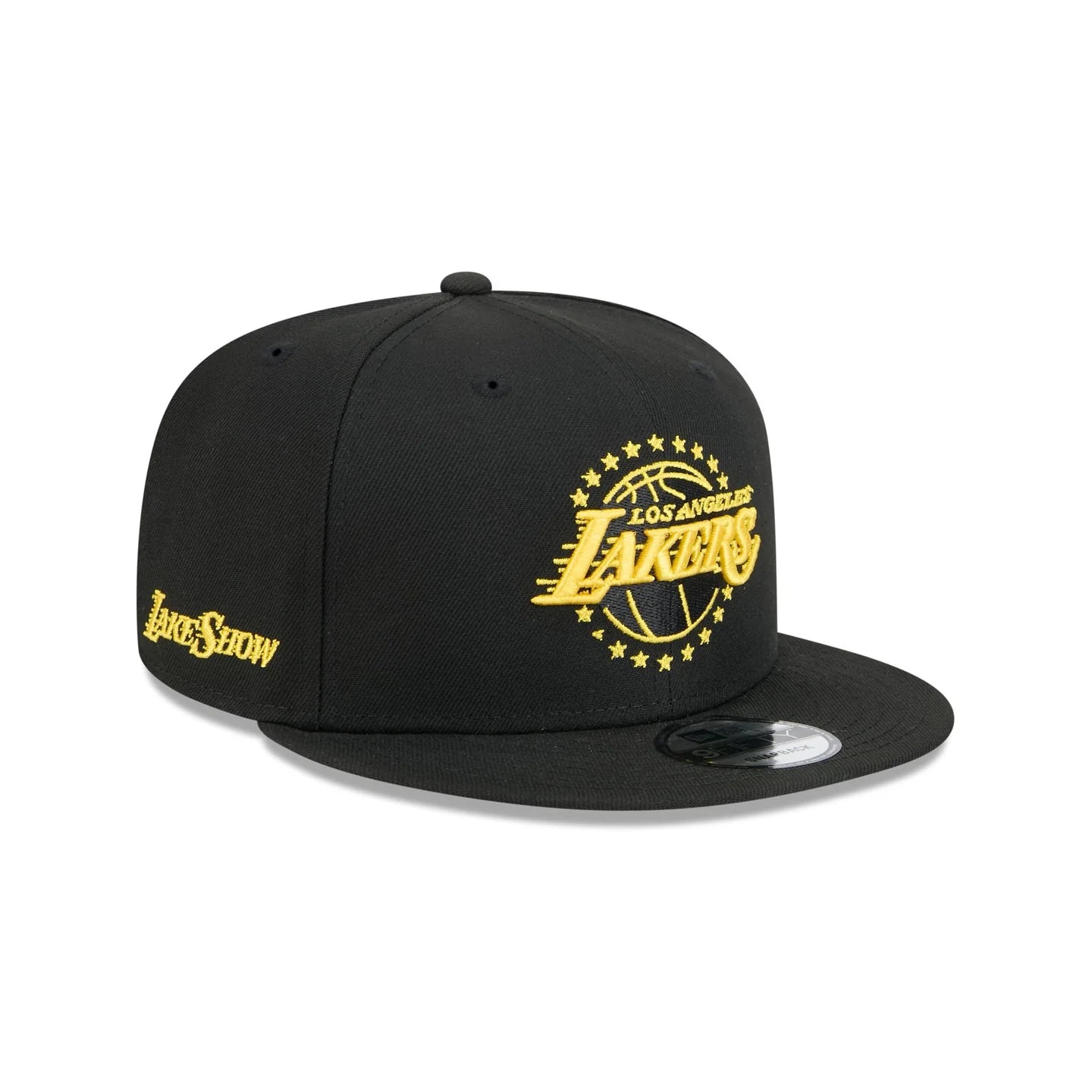 LA Lakers Hat - NBA 2024-2025 City Edition Alternate Black 9Fifty Snapback Cap - New Era